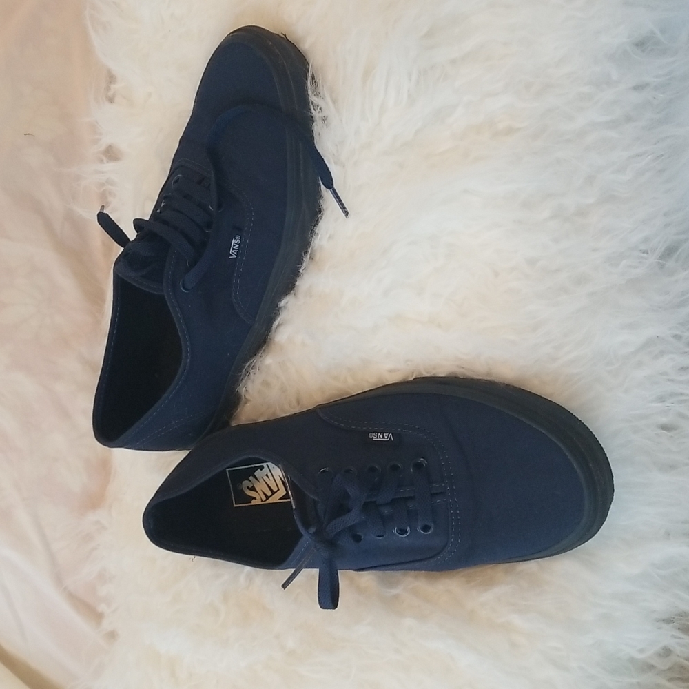 Vans men's navy shoes size 8.5